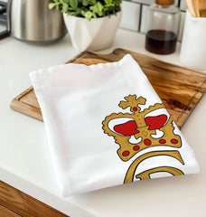 King Charles Royal Organic Cotton Tea Towel