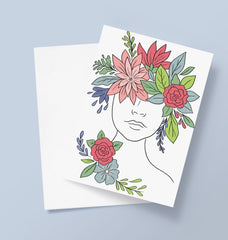 Flower Girl Greetings Card