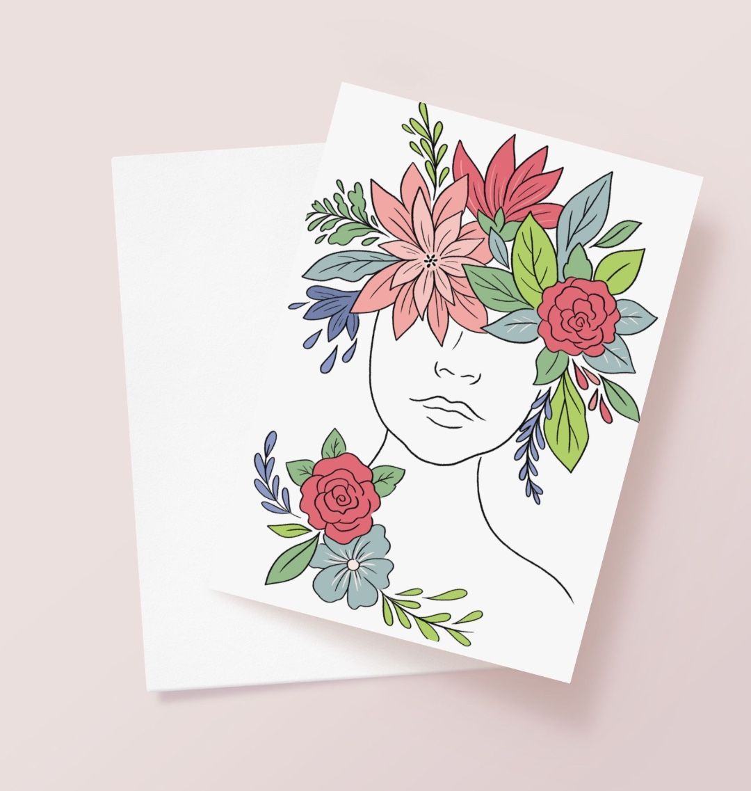 Flower Girl Greetings Card