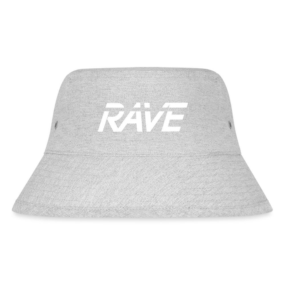 90s Rave Graphic Bucket Hat heather grey