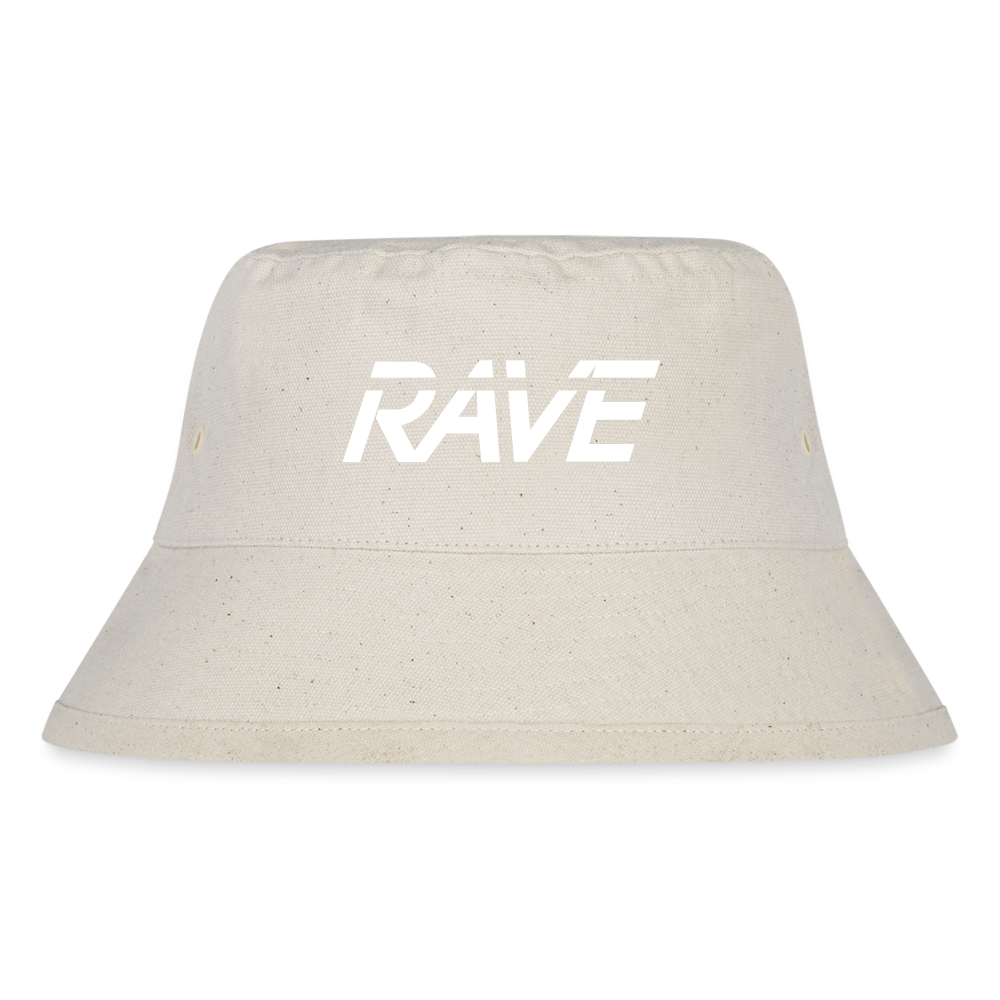 90s Rave Graphic Bucket Hat natural