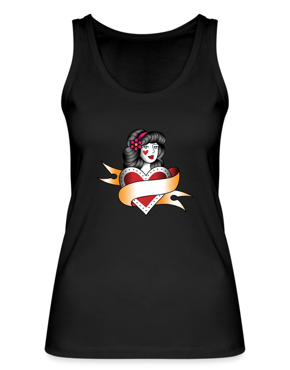 Rockabilly Pin up Organic Cotton Vest