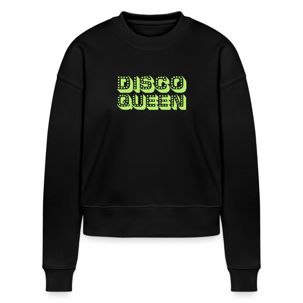 Disco Queen Graphic Cropped Organic Sweatshirt