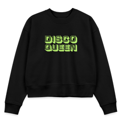 Disco Queen Graphic Cropped Organic Sweatshirt