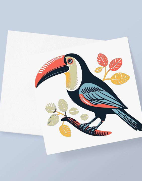 Toucan Bird Greetings Card