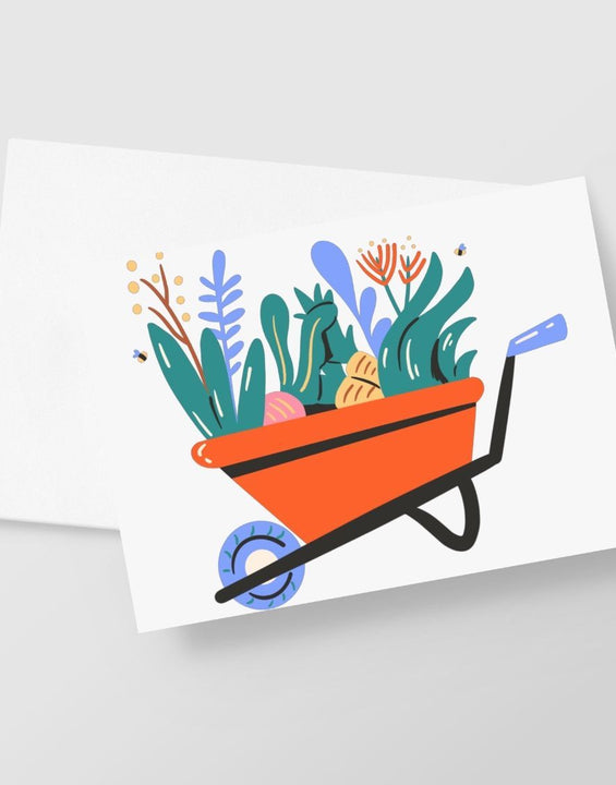 The Gardener Greetings Card