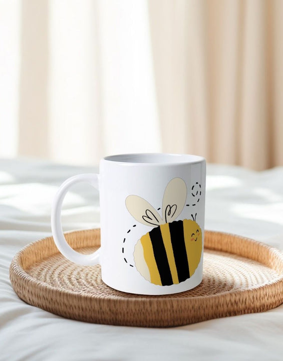 Natural Ceramic Mug Buzz Bee