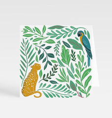 The Tropical Jungle Greetings Card