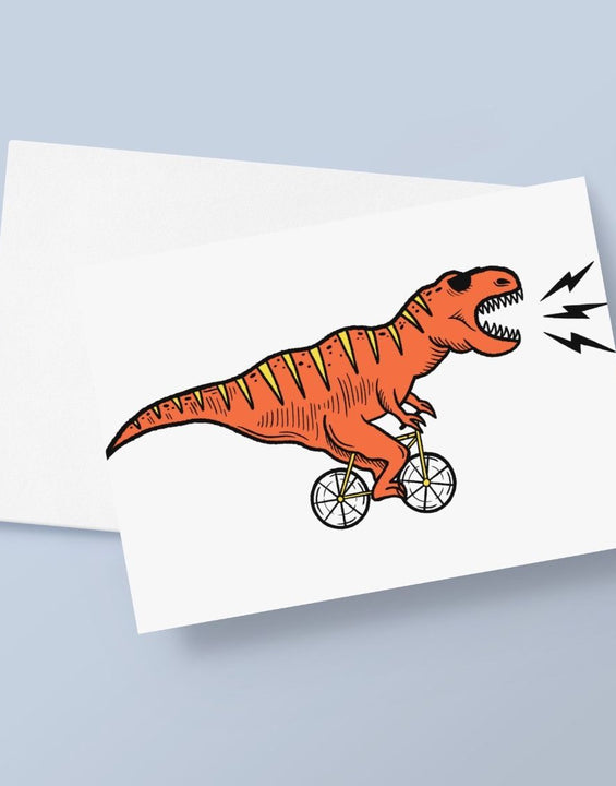 Dinosaur Roar Greetings Card