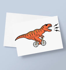 Dinosaur Roar Greetings Card