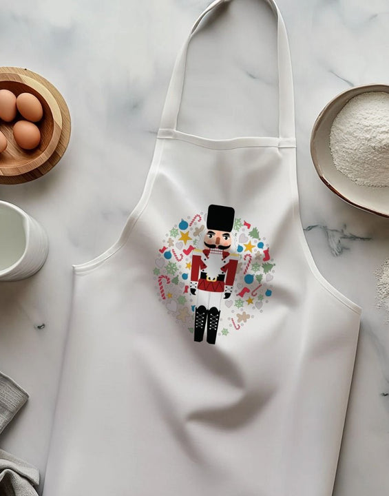 Christmas Nutcracker Organic Baking Apron