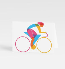 Cycling Greetings Card