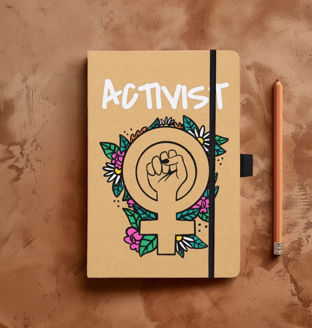 Activist Graphic Kraft Notebook