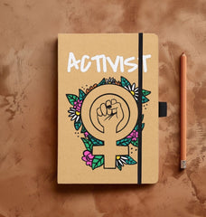 Activist Graphic Kraft Notebook