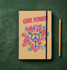 Girl Power Kraft Notebook