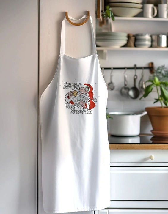 Father Christmas Printed Kitchen Apron