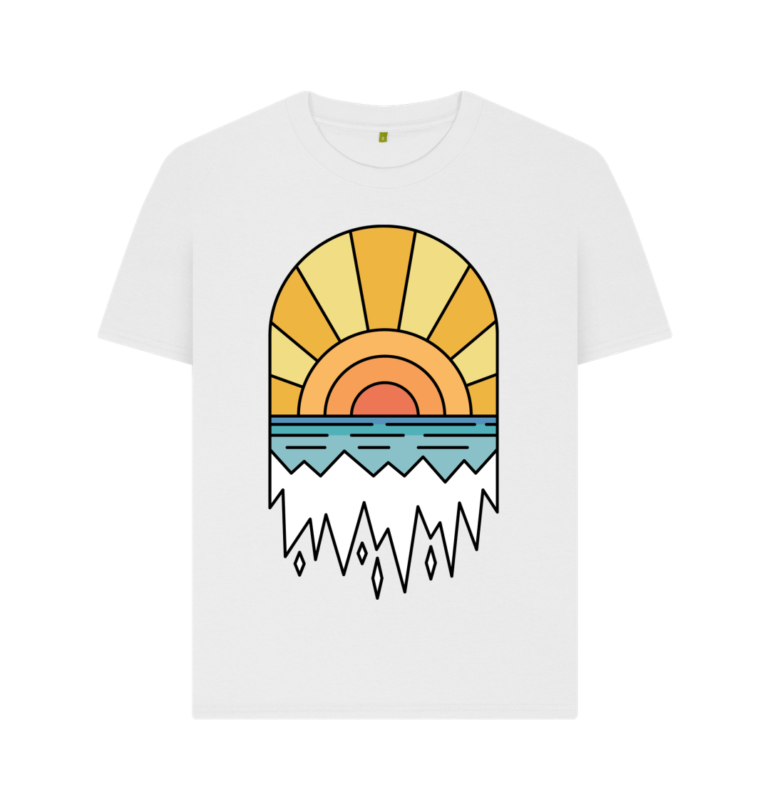 Climate Change Awareness Graphic T Shirt White