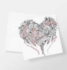 Hand On Heart Greetings Card