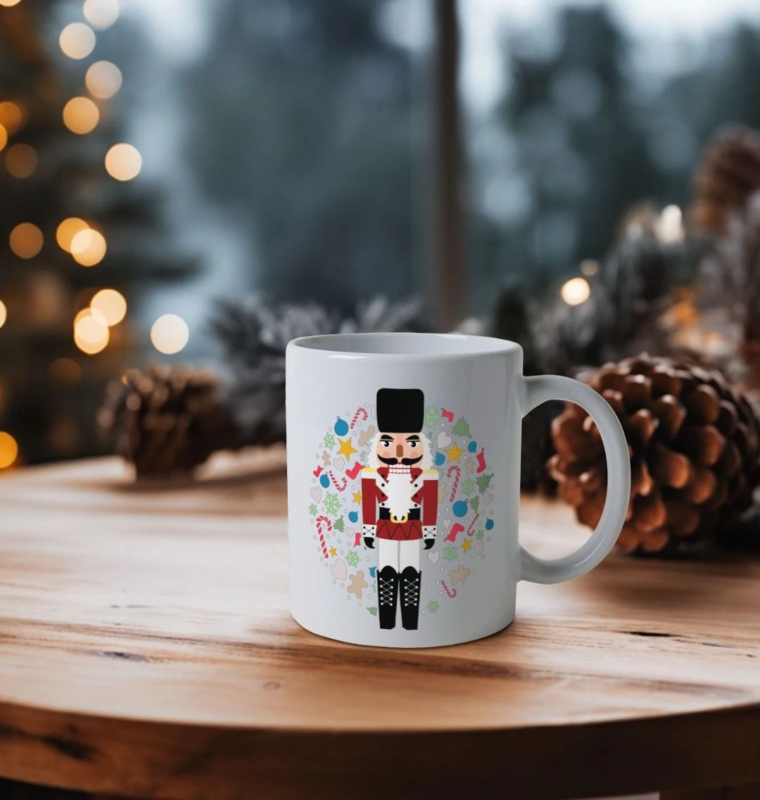 Christmas Nutcracker Ceramic Mug