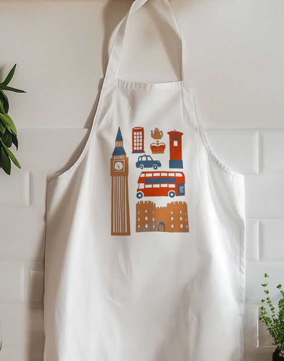 London Kitchen Apron Organic Cotton