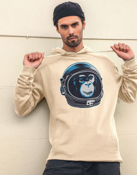 Space Monkey Graphic Hoodie Organic