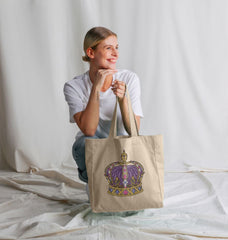 Royal Crown Cream Organic Cotton Tote Bag