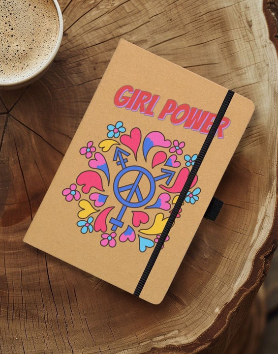 Girl Power Kraft Notebook