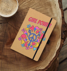 Girl Power Kraft Notebook