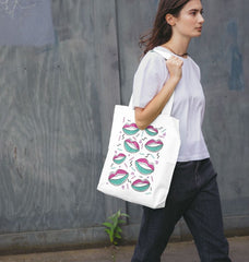 80s Retro Organic Cotton Tote Bag