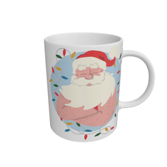 Father Christmas Ceramic Mug White One Size