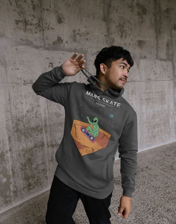 Mars Skate Squad Skater Streetwear Hoodie