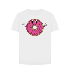 Relaxed Graphic T Shirt Happy Days White